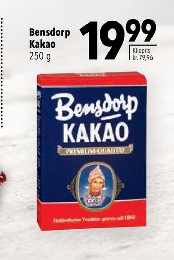 Citti Bensdorp kakao tilbud