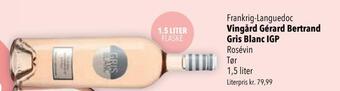 Citti Vingård gérard bertrand gris blanc igp tilbud