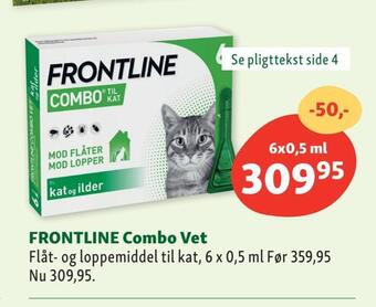 Maxi Zoo Frontline combo vet tilbud