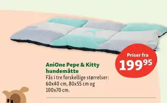 Maxi Zoo Anione pepe & kitty hundemåtte tilbud
