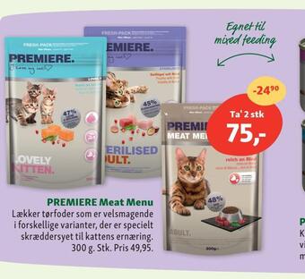 Maxi Zoo Premiere meat menu tilbud