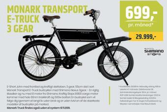 Monark transport e- truck 3 gear