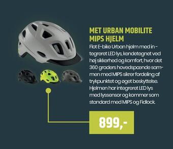 Met urban mobilite mips hjelm