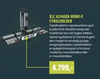 Xlc almada work-e cykelholder