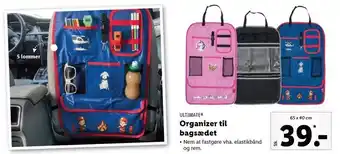 Lidl Organizer til bagsædet tilbud