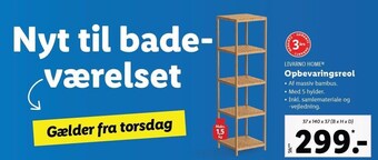 Lidl Opbevaringsreol tilbud
