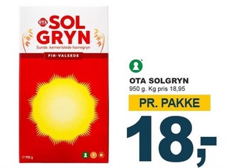 Let-Køb Ota solgryn tilbud