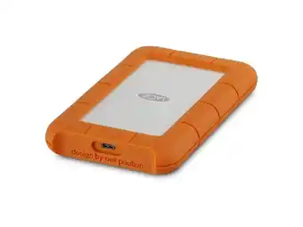 Lacie rugged 1tb usb-c ekstern hdd