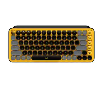 Komplett Logitech pop tastatur blast yellow tilbud