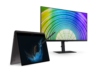 Komplett Samsung galaxy book2 pro 360 13,3 fhd amoled touch med 27 skærm tilbud