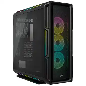 Komplett Icue 5000t rgb tempered glass midi-tower (sort) tilbud