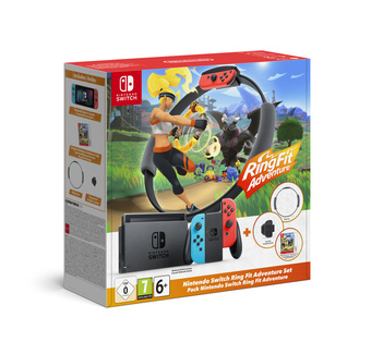Nintendo switch 2019 32gb + ring fit adventure