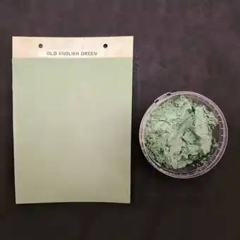 Fácil spartel - old english green