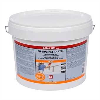 Decofarver Dana lim 630 fibergipsspartel 15 kg tilbud