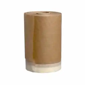 Afdækningspapir med tape 18 cm x 20 meter