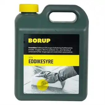 Borup eddikesyre 32% 2,5 liter