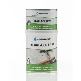 Hagmans ep-v epoxy klarlak 1 kg