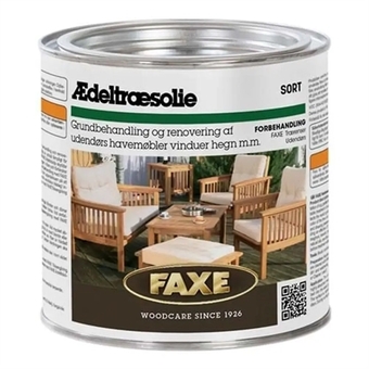 Decofarver Faxe ædeltræsolie sort 0,75 liter tilbud