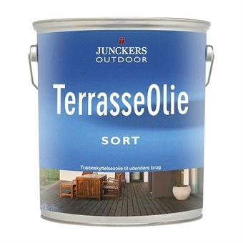 Decofarver Junckers terrasseolie sort 5 liter tilbud