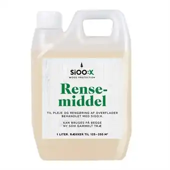 Sioo:x rensemiddel 1 liter