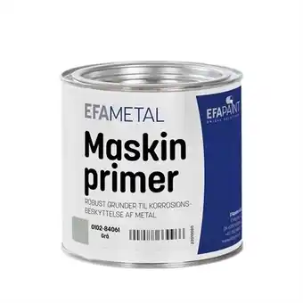 Efapaint maskinprimer 0,75 liter rød