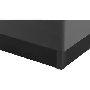 Wonderland sokkel 13 cm 120x200 cm sort