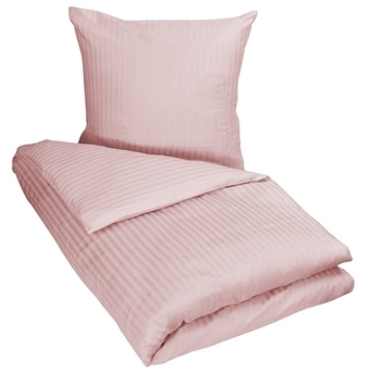 Sengetøj 240x220 cm - lyserødt king size sengetøj - 100% bomuldssatin - borg living sengelinned