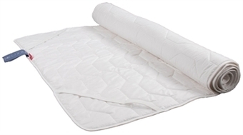 Rullemadras - 210x210 cm - 100% bomuld - dansk produceret - madrasbeskytter - lixra