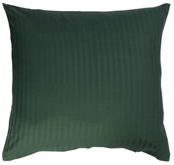 Pudebetræk 60x63 cm - jacquardvævet - grøn - 100% bomuldssatin