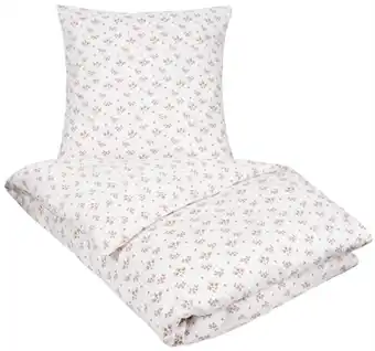 Sengetøj dobbeltdyne - 200x220 cm - summer white - 100% bomuldssatin - by night sengesæt