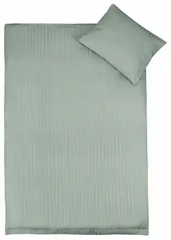 Junior sengetøj 100x140 cm - støvet grøn sengesæt junior - 100% bomuldssatin