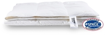 Home-tex Temprakon dobbeltdyne 200x220 cm - sommerdyne med gåsedun - temperatur regulerende temprakon dyne tilbud
