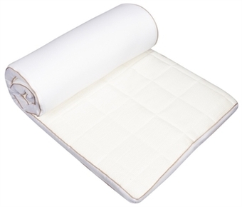 Topmadras - 180x200 cm 5 cm høj - nasa memory skum - borg living - ergonomisk topmadras