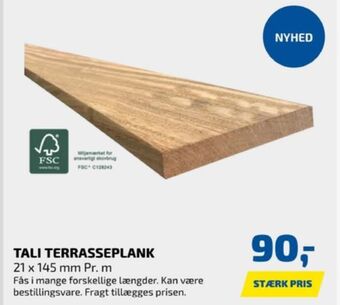 Davidsen Ukendt terrassebrædder tilbud
