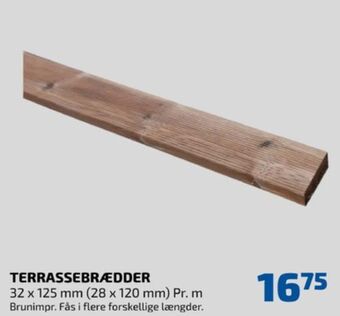 Davidsen Ukendt terrassebrædder tilbud