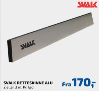 Svalk retteskinne