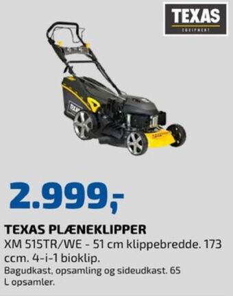 Davidsen Texas plæneklipper tilbud