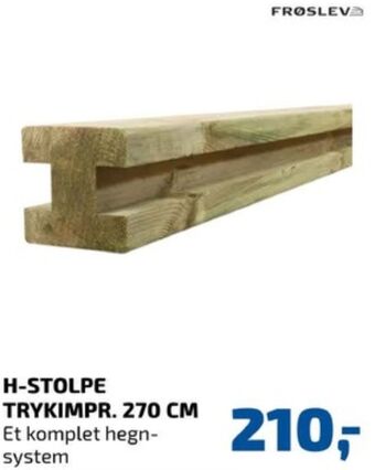 Davidsen Frøslev træ a/s stolpe tilbud