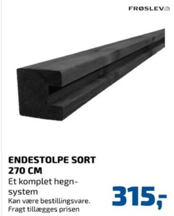 Davidsen Frøslev træ a/s stolpe tilbud