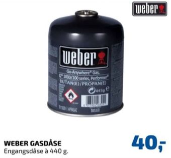 Davidsen Weber gasdåse tilbud