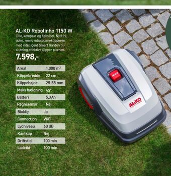 Johannes Fog Al-ko robotplæneklipper tilbud