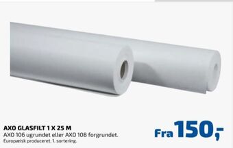 Davidsen Axo glasfilt tilbud