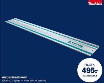 Makita føringsskinne
