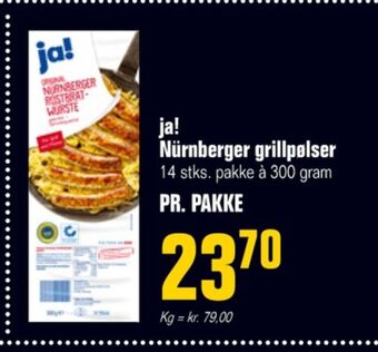 Otto Duborg Ja! grillpølser tilbud