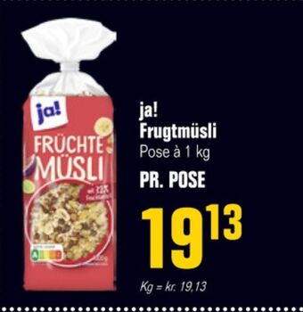 Otto Duborg Ja! müsli tilbud