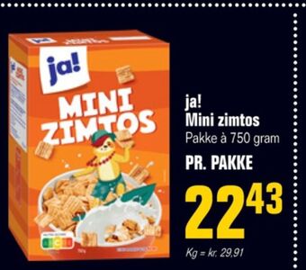 Otto Duborg Mini zimtos morgenmadsprodukt tilbud