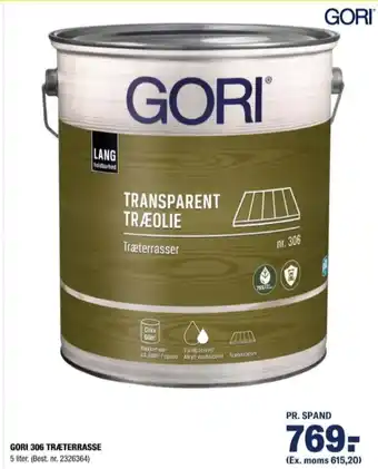 Stark Gori træolie tilbud