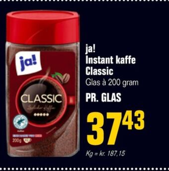 Otto Duborg Classic instant kaffe tilbud