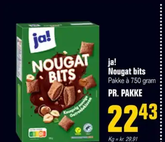 Nougat bites morgenmadsprodukt