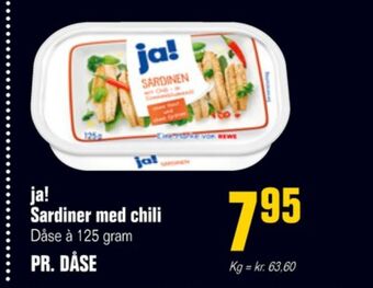 Otto Duborg Ja! sardiner tilbud